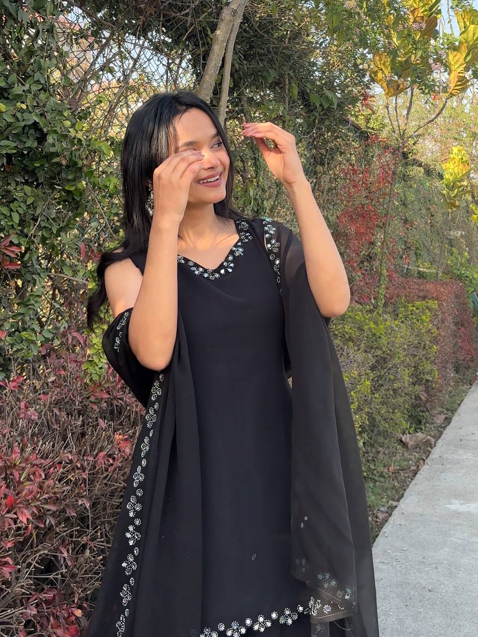 Elegant Georgette Kurta Set