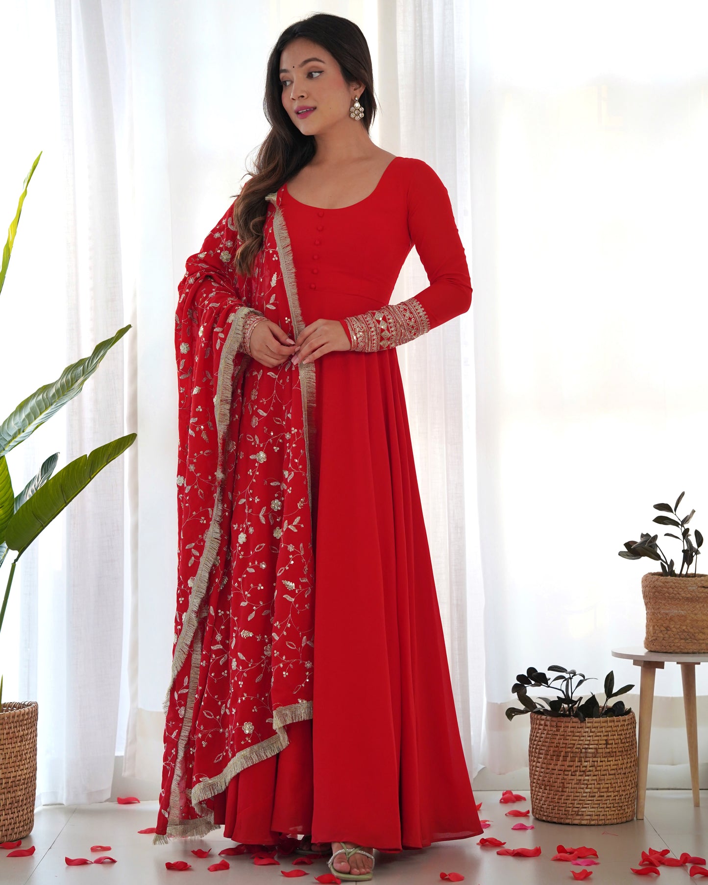 PRESENTING NEW GEORGETTE ANARKALI GOWN