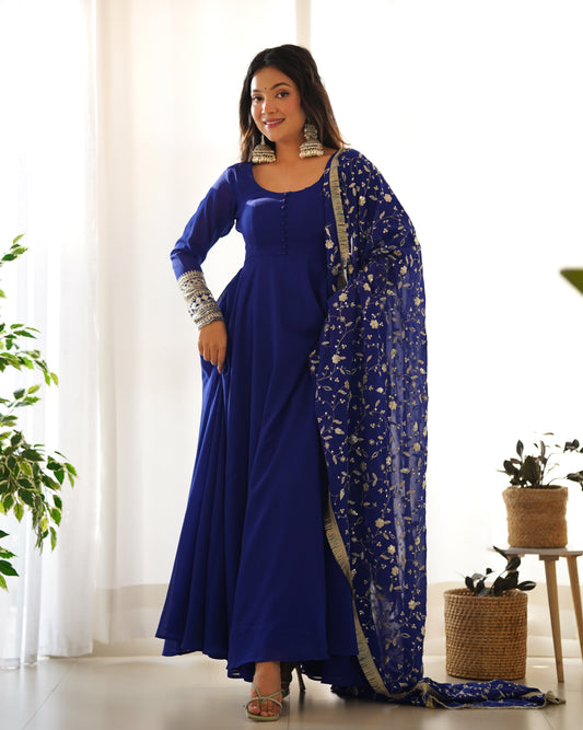 PRESENTING NEW GEORGETTE ANARKALI GOWN