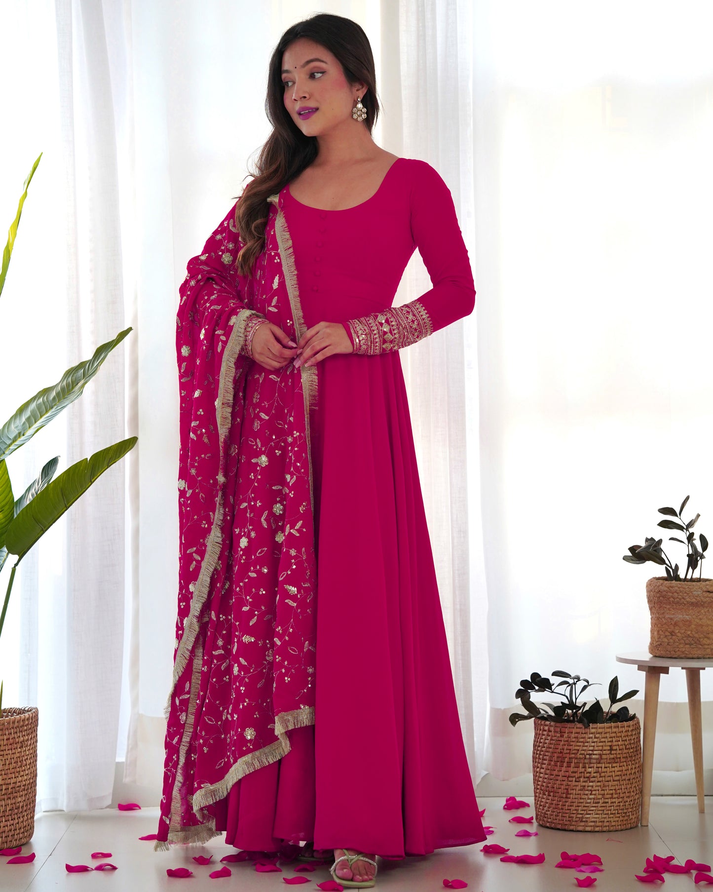 PRESENTING NEW GEORGETTE ANARKALI GOWN