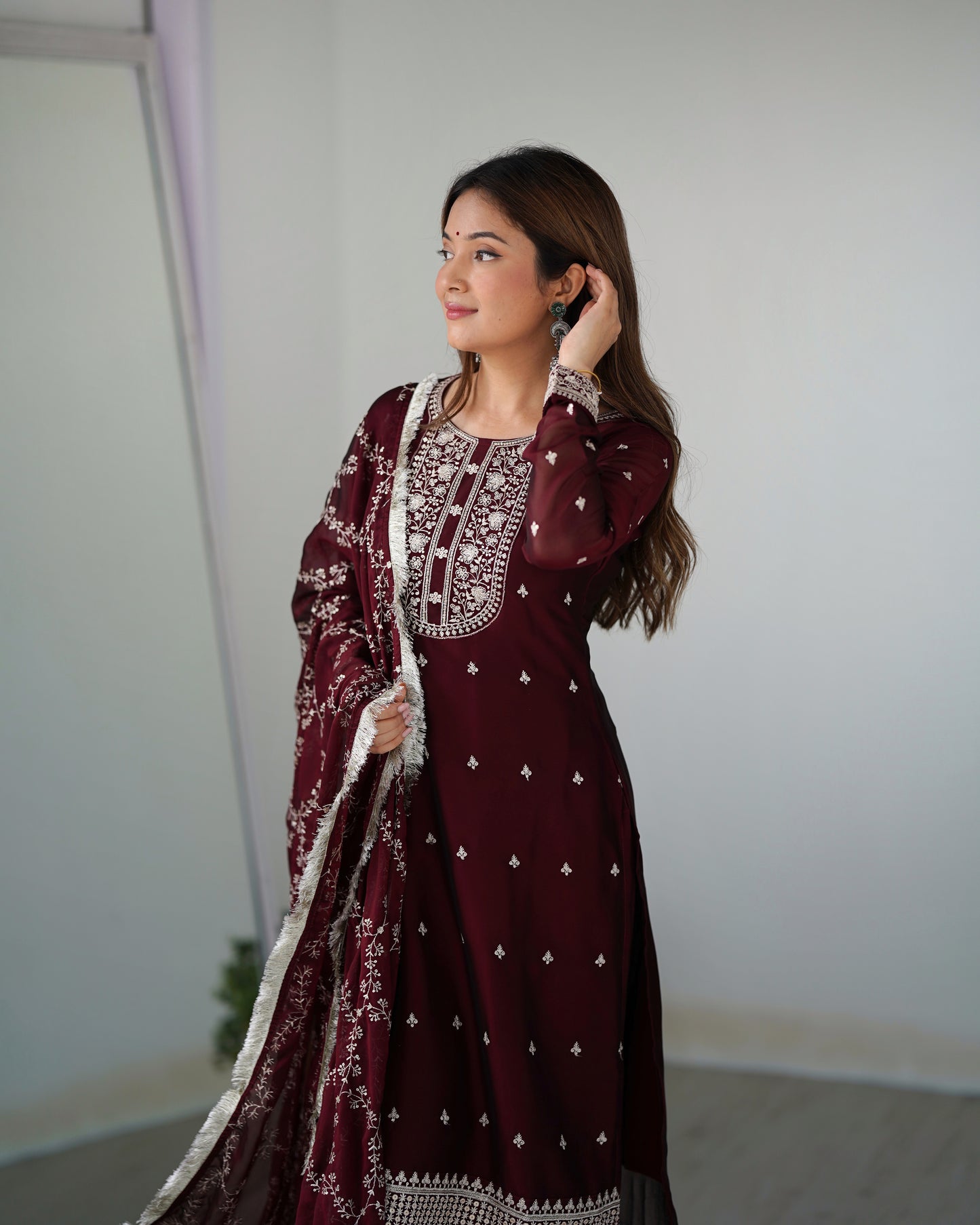FESTIVAL SEASON BEAUTIFUL PURE BLOOMING RANGOLI SILK KURTA SET