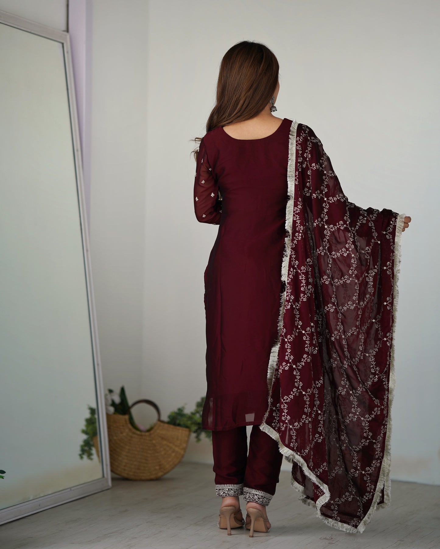 FESTIVAL SEASON BEAUTIFUL PURE BLOOMING RANGOLI SILK KURTA SET