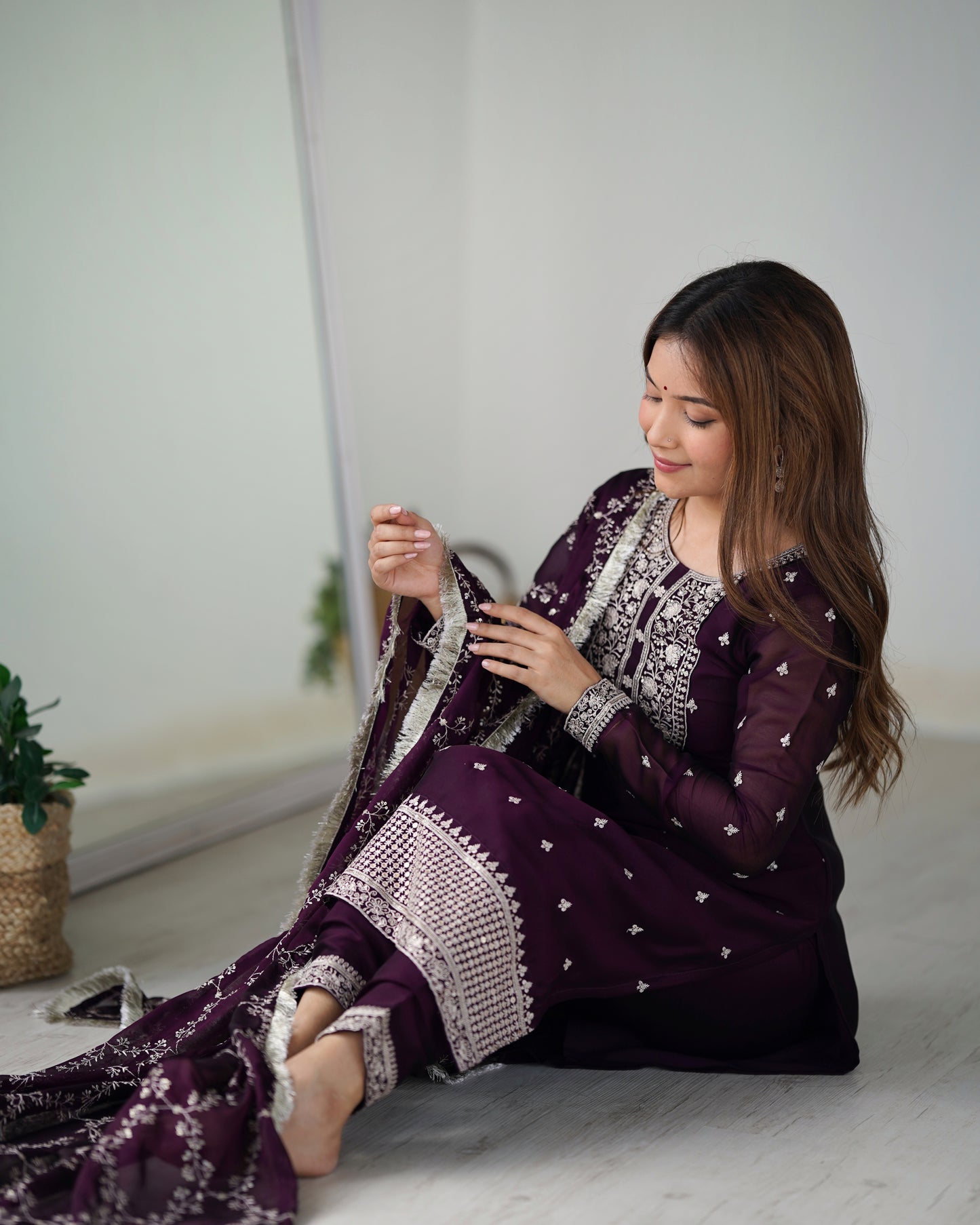 FESTIVAL SEASON BEAUTIFUL PURE BLOOMING RANGOLI SILK KURTA SET