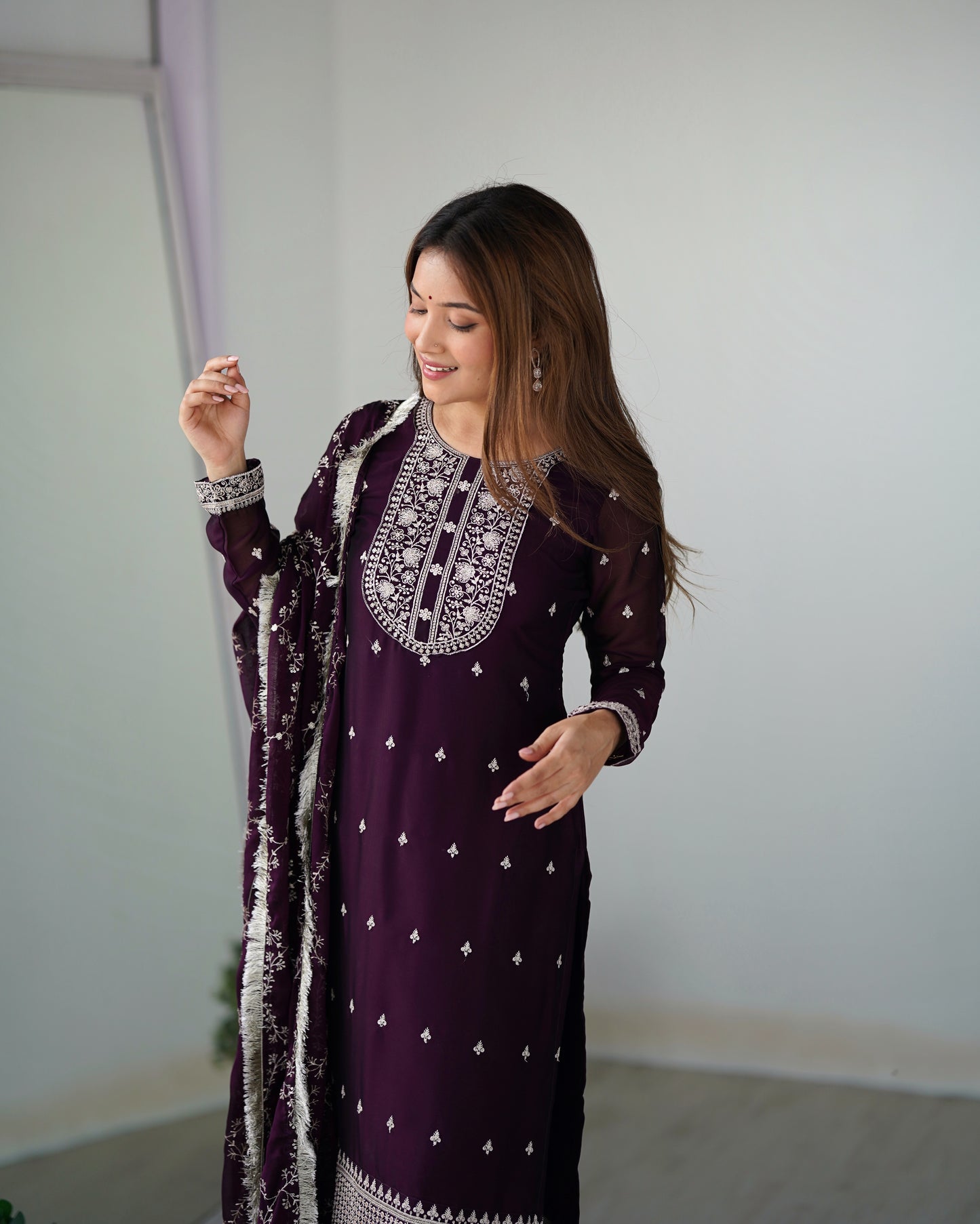 FESTIVAL SEASON BEAUTIFUL PURE BLOOMING RANGOLI SILK KURTA SET