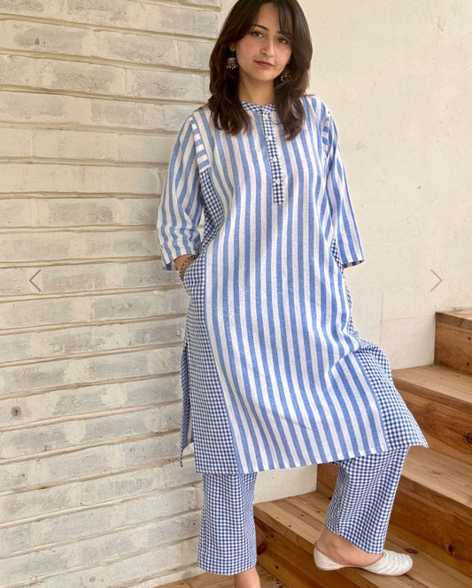 New Beautiful Cotton Kurti Pant