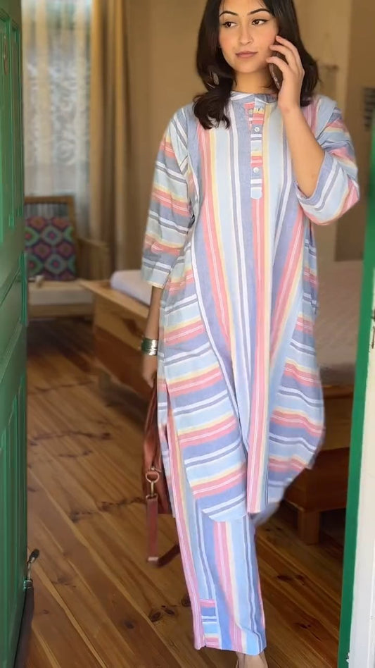 GraceFlow Pure Cotton Co-ord Set