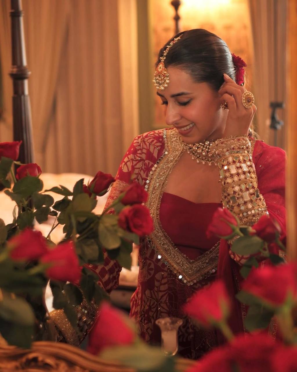 NEW TRENDY FOUR PIECE INDO WESTERN TOP BOTTOM BLOUSE WITH DUPATTA IN EMBROIDERED WORK