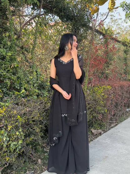 Elegant Georgette Kurta Set