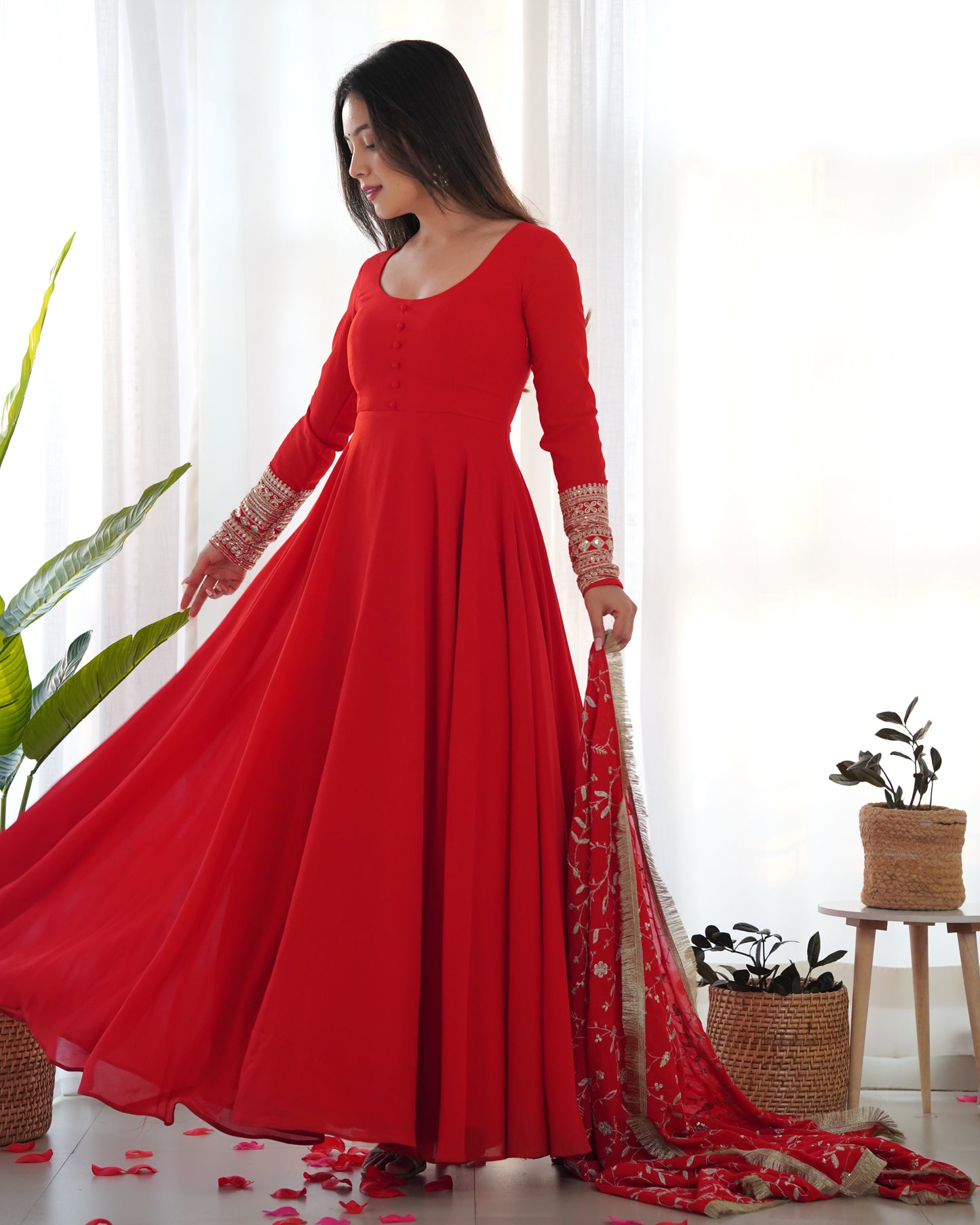 PRESENTING NEW GEORGETTE ANARKALI GOWN