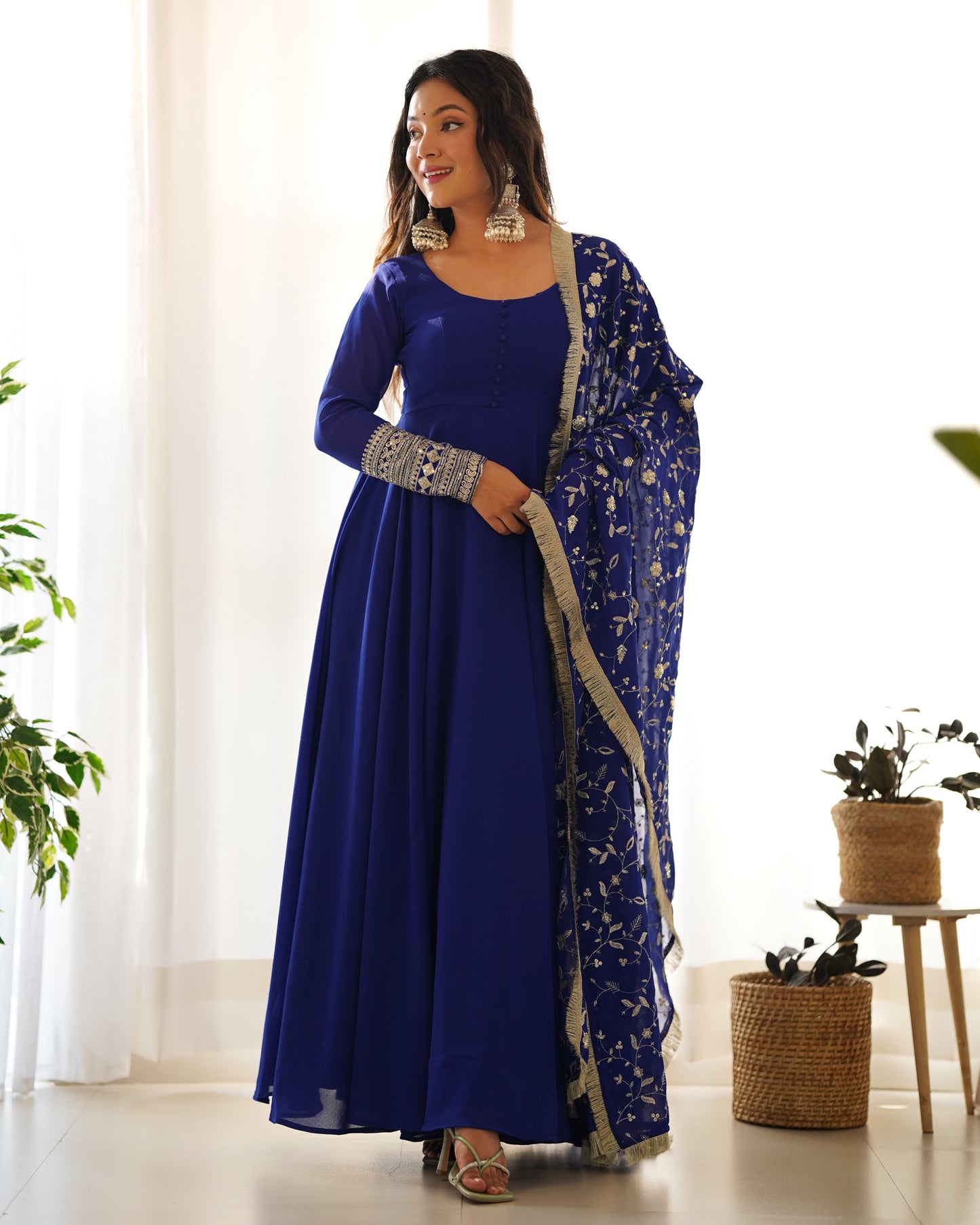 PRESENTING NEW GEORGETTE ANARKALI GOWN
