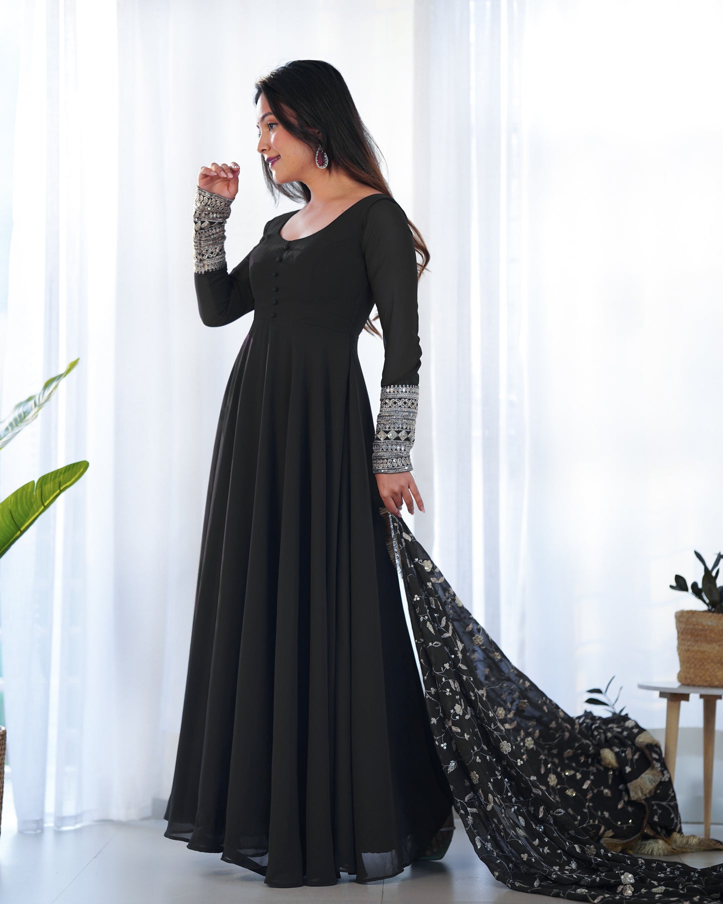 PRESENTING NEW GEORGETTE ANARKALI GOWN