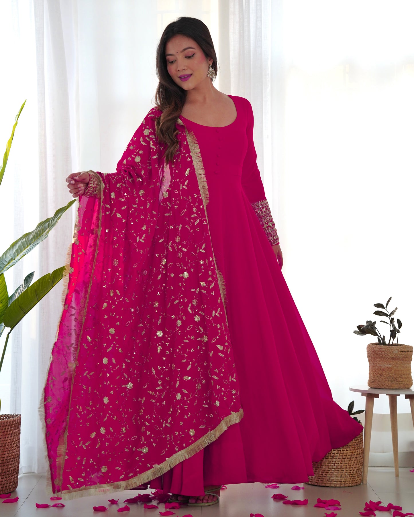 PRESENTING NEW GEORGETTE ANARKALI GOWN