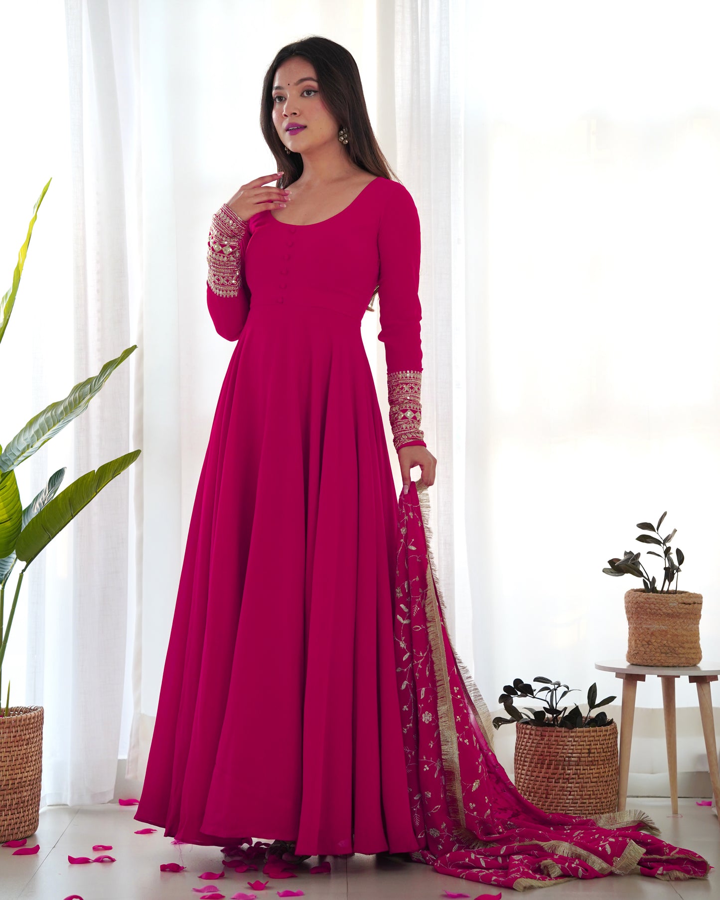 PRESENTING NEW GEORGETTE ANARKALI GOWN