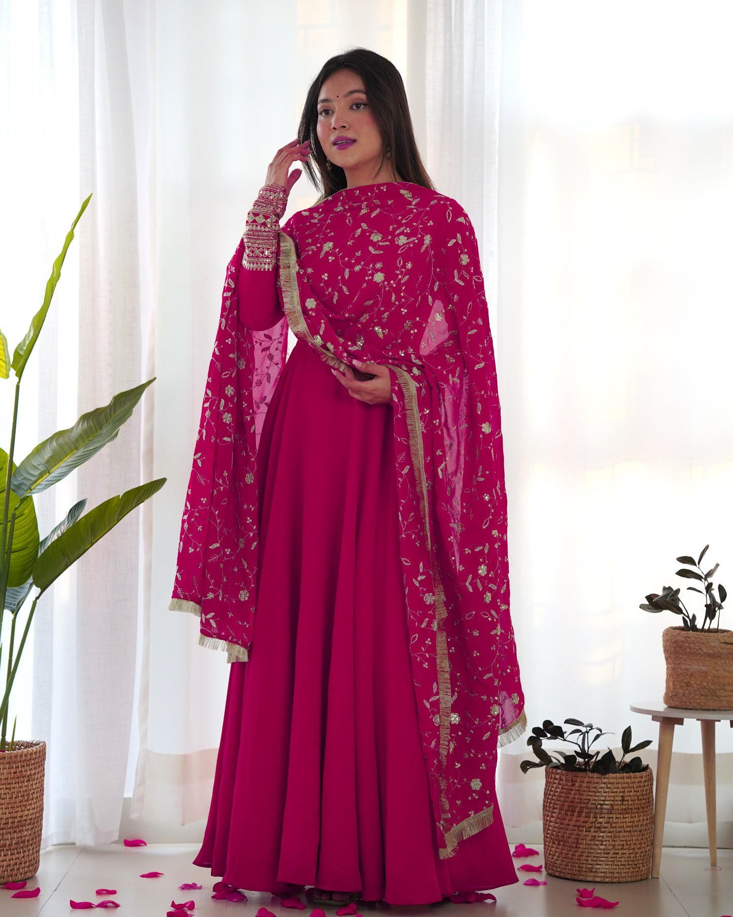 PRESENTING NEW GEORGETTE ANARKALI GOWN