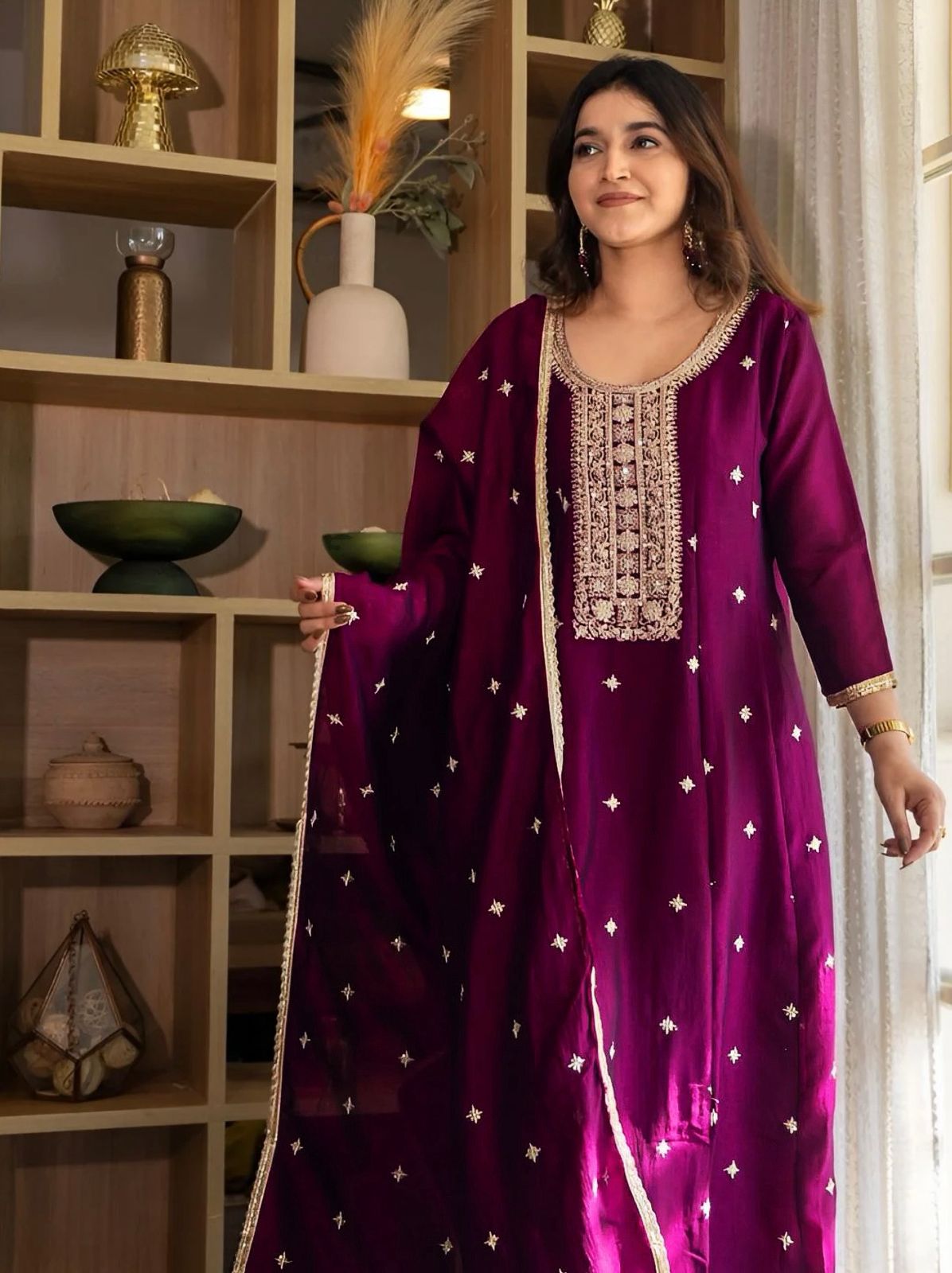 New Trendy Anarkali Designer Kurti Pant Set