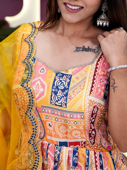 New Luxurious 3-Piece Set With Modal Satin with Dupatta