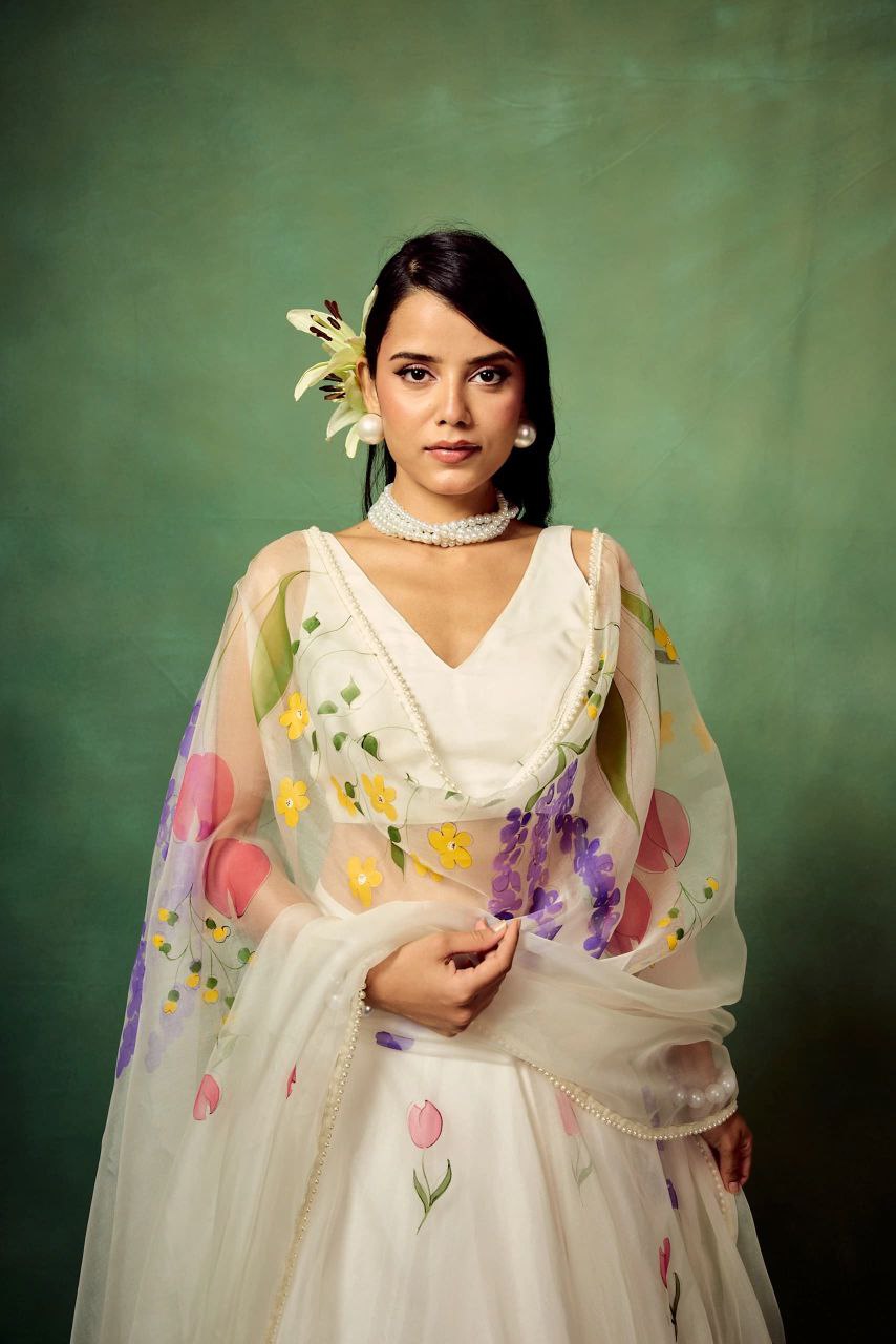 Premium Floral Print Lehenga Set